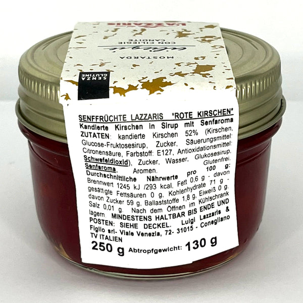 Rote-Kirsch-Mostarda Gourmet La Meraviglia 