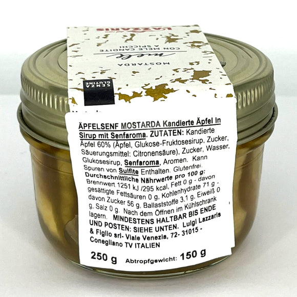 Apfelmostarda in Spalten Gourmet La Meraviglia 