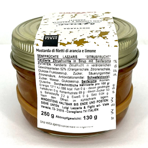 Zitrusfrüchte-Mostarda Gourmet La Meraviglia 