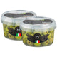 La Meraviglia - Frische Grüne Oliven aus Sizilien La Meraviglia 2x 400g ohne Kern 